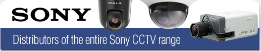 We distribute the Sony CCTV range